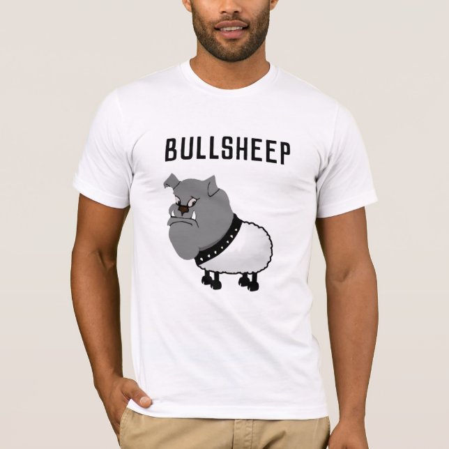 Rolig Bullsheep Tröja (Framsida)