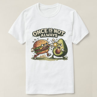 Rolig Burger vs Avocad T Shirt