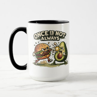 Rolig Burger vs Avokado Mugg