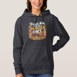Rolig Burgerdiet Grafisk T-Shirt Design