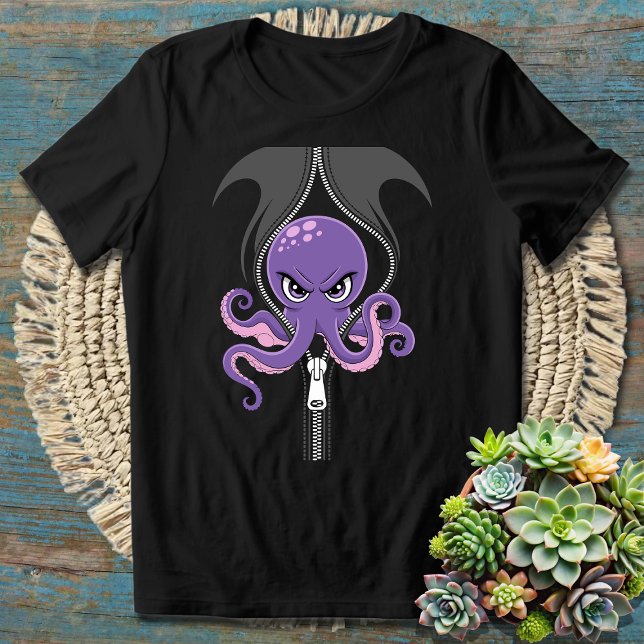 Rolig busig bläckfisk t shirt (Skapare uppladdad)