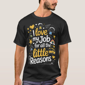 Rolig bussförare jag älskar mitt jobb små orsaker t shirt