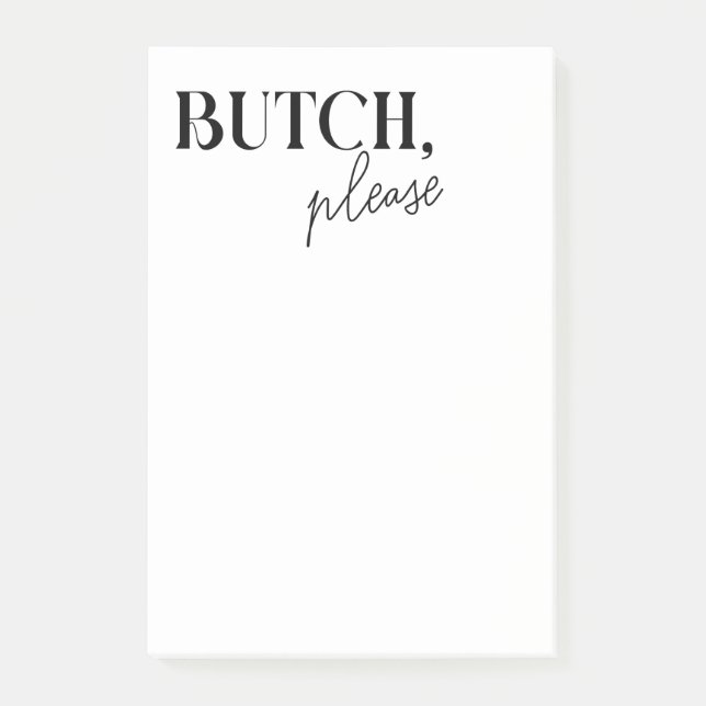 Rolig Butch Masc Lesbisk Fru Present årsdag  Post-it Block (Framsida)