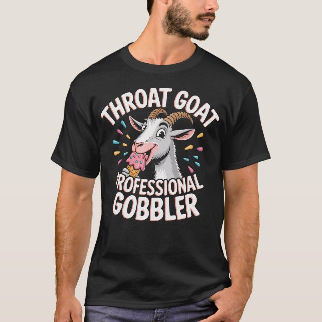 Rolig bytes strupget professionell glufsare t shirt (Framsida)