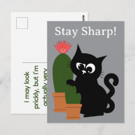 Rolig Cactus Anpassad Vykort