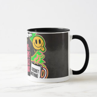 Rolig Caffeine Citat Mugg