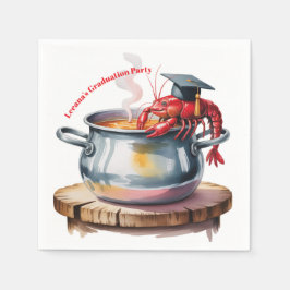 Rolig Cajun-Examenfest Pappersservett