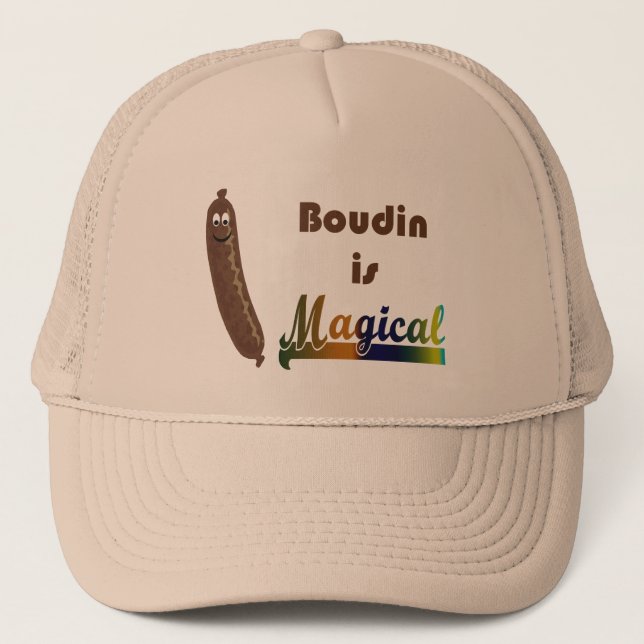 Rolig Cajun Louisiana Boudin älskaretruckerkeps Truckerkeps (Framsida)