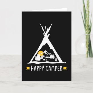 Rolig Camping Caravan Husbil Present Kort
