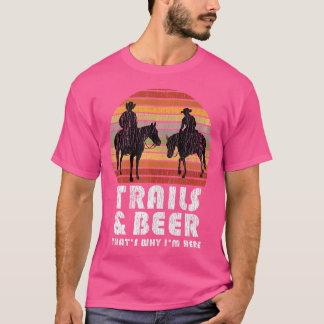 Rolig Camping Citat Häst Stig Ridning För T Shirt