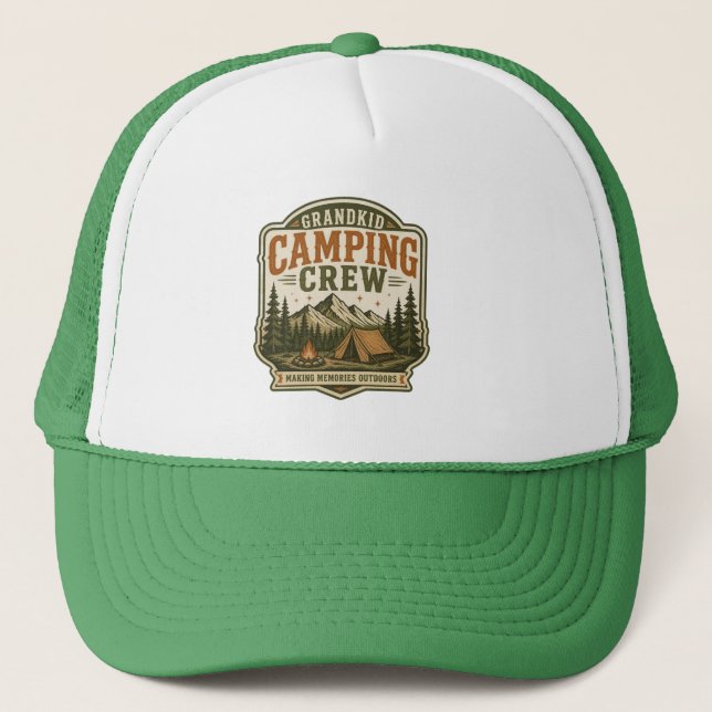 Rolig Camping Crew Utomhus Keps (Framsida)