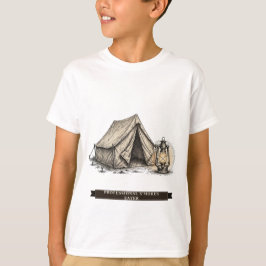 Rolig camping för barn t shirt