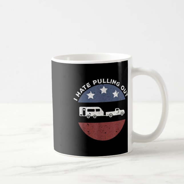 Rolig Camping Husbil Jag Hatade Dra Ut  Kaffemugg (Höger)