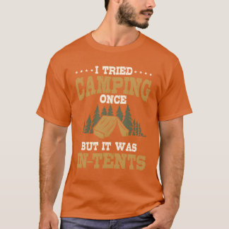 Rolig Camping Puns Kärlek Camp Humor vän T Shirt