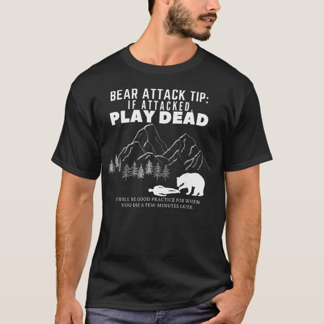 Rolig Camping Vandrings Utomhus T Shirt (Framsida)