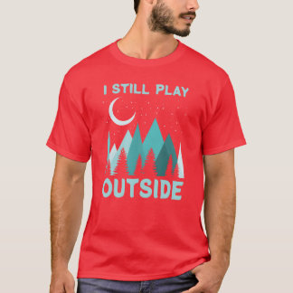 Rolig campingcitat present för semester rolig t shirt