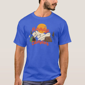 Rolig campingdesign t shirt