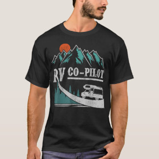 Rolig Campinghus RV Medpassagerare Landsvägsresa T Shirt