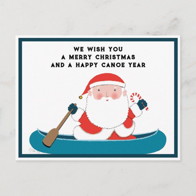 Rolig campingjul helg vykort (Framsida)