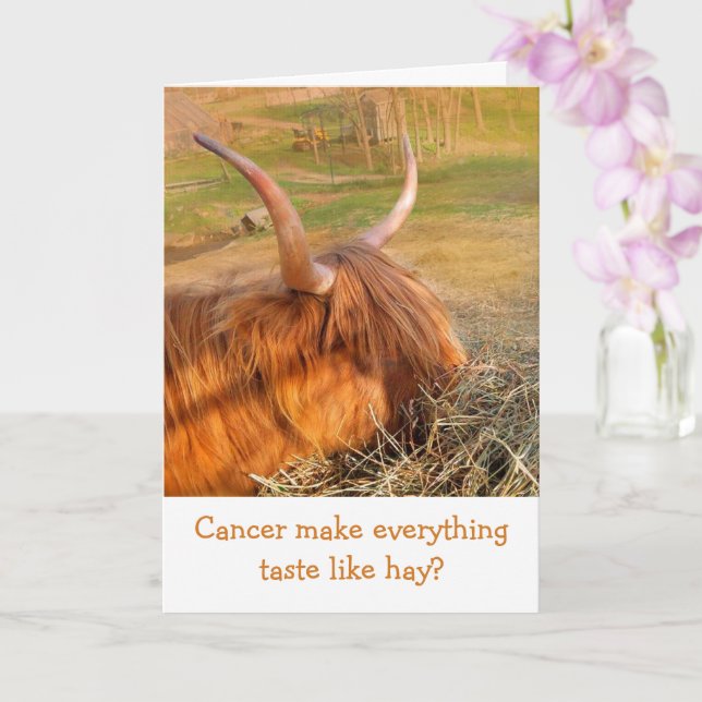 Rolig Cancer Ko Trevlig Tillfrisknande Kort (Orkide)