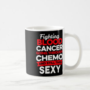 Rolig cancerkämpe Blodcancerpatient Kemoterapi Kaffemugg