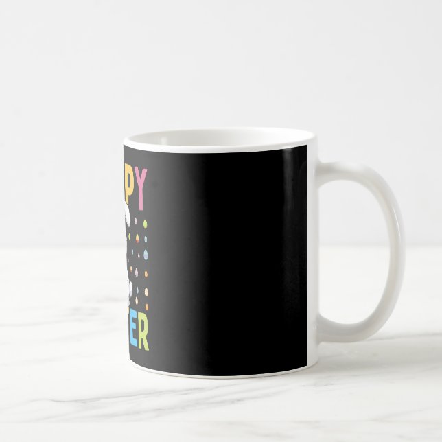 Rolig Cappy Påsk Capyra Djurälskare Påsk Celebreri Kaffemugg (Höger)
