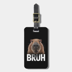 Rolig Capybara Bruh  Bagagebricka