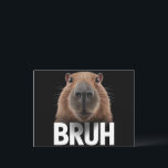 Rolig Capybara Bruh  Vykort<br><div class="desc">Rolig Capybara Bruh</div>