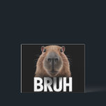 Rolig Capybara Bruh  Vykort<br><div class="desc">Rolig Capybara Bruh</div>