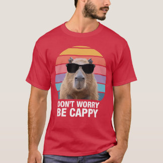 Rolig Capybara-design för män kvinnor vuxna Capyba T Shirt
