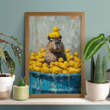 Rolig Capybara Gummianka Poolplansch