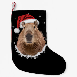 Rolig Capybara Jul Liten Julstrumpa