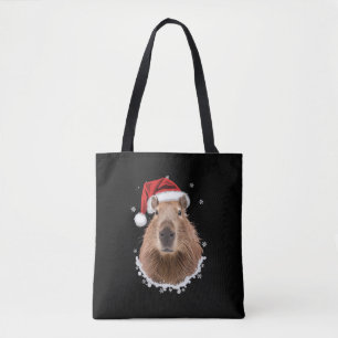 Rolig Capybara jul Tygkasse