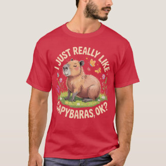 Rolig Capybara-konst för män kvinnor barn Capy Gna T Shirt
