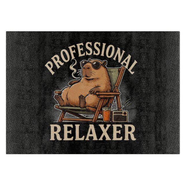 Rolig Capybara Professionell Avslappnare (Framsidan)