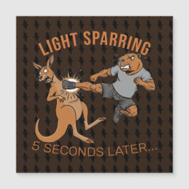Rolig Capybara vs Kangaroo Lätt Sparring MMA Meme