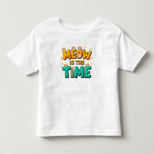 🐱 Rolig Cartoon Katt Dräkt För Söt Småbarns Stil T Shirt