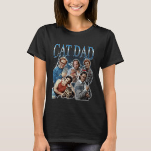 Rolig Cat Dad Gen Z Tacksam Meme Bootleg T Shirt