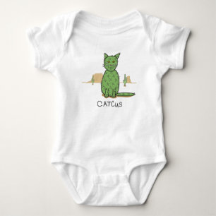 Rolig Catcus kaktusteckning Tee