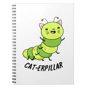 Rolig Catterpillar-pun  Anteckningsbok