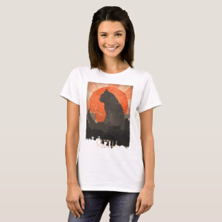 Rolig Catzilla Tshirt och Hoddie Tee