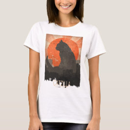Rolig Catzilla Tshirt och Hoddie Tee Shirt