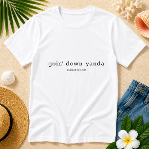 Rolig Caymanisk Dialekt Hund Äter Din Middag T Shirt