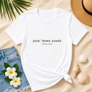 Rolig caymansk dialekt på väg ner Yanda T Shirt