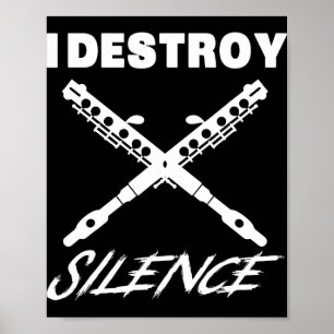 Rolig Ccolo Tröja - Jag Förstör Tystnad Nyår Gif Poster