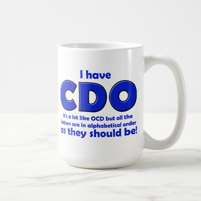 Rolig CDO Kaffe kopp (Höger)