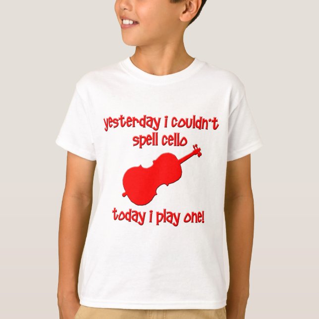 rolig cello tee (Framsida)