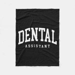 Rolig Certifierad Tandläkarassistent Tandhygienist Fleecefilt