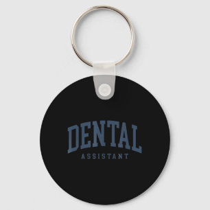 Rolig certifierad tandläkarassistent tandhygienist nyckelring