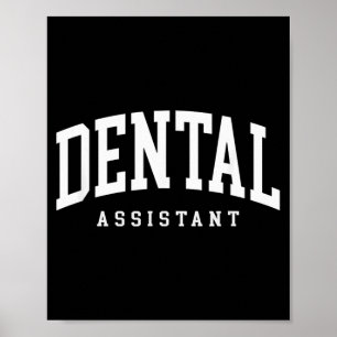 Rolig Certifierad Tandläkarassistent Tandhygienist Poster